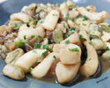 Foto del paso 7 de la receta: Wok de calamar con habas sabor oriental