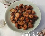 A picture of step 4 of Air Fryer Butter Garlic Chicken Bites.