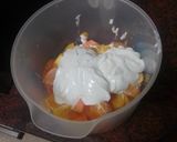 Foto del paso 2 de la receta: Falsa natilla de papaya, mandarina y naranja