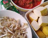 Foto langkah ke 1 dari resep Sayur Toge Tahu Santan.