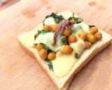 Chickpea And Spinach With Mozzarella Cheese And Anchovies recipe step 2 photo