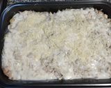 Foto del paso 4 de la receta: Pasta corta con pollo y salsa blanca gratinada