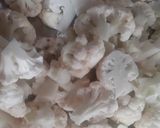 A picture of step 1 of Cauliflower pickle.