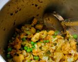 A picture of step 3 of Masala Cauliflower theme.