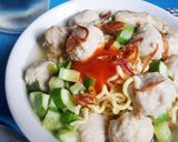 Foto langkah ke 5 dari resep Mie Bakso Ayam | Soteng Khas Tasikmalaya.