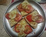 A picture of step 6 of Veg sandwich.
