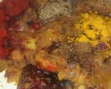 A picture of step 8 of Egg Potato Curry Bengali style.