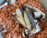 Une image de l'étape 2 de Galettes de sardines à la carotte.