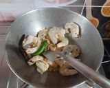 A picture of step 2 of Chingri Moong Daal.