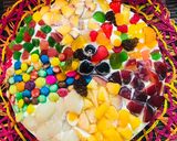 A picture of step 9 of Fruit and sweets cream 🍕 pizza.