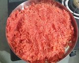 A picture of step 1 of Carrot Halwa.