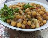 A picture of step 7 of Channa chaat.