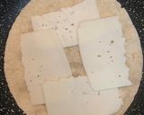A picture of step 2 of Chicken Quesadillas with Cream Sauce and Cranberries.