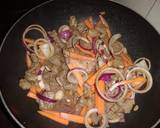 Broccoli beef with pasta#mashujaarecipe recipe step 3 photo