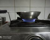 A picture of step 1 of Atta Ka Halwa (Kadha Prasad).