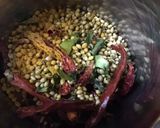 A picture of step 2 of Dry rasam powder (south Indian recipe).