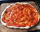 炭烤窯爐蔬菜食比薩 Pizza pastry的食譜步驟5照片