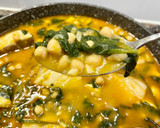 Foto del paso 10 de la receta: Bacalao desalado con espinacas y garbanzos