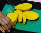 A picture of step 3 of Mango rice kheer.