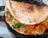 உள்ளி காரம் தோசை |ஆந்திரா ஸ்பெஷல் கார தோசை (Ulli kaaram dosai recipe in tamil) ரெசிபி ஸ்டேப் 5 புகைப்படம்