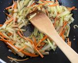 Foto langkah ke 3 dari resep Easy Cooking: Stir-Fried Chayote Squash With Anchovies (Tumis Labu Siam Ikan Teri).