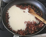 Foto del paso 5 de la receta: Spaghetti de merkén con salsa carbonara a mi estilo