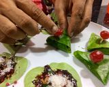 A picture of step 2 of Chocolate Paan.