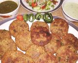 A picture of step 5 of Shami resha kabab.