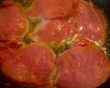 A picture of step 1 of Peppered pork in a buttery wine sauce.