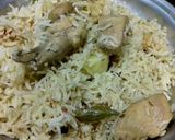 A picture of step 6 of Chicken Pulao.