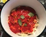A picture of step 8 of Vegan Sarmale (stuffed cabbage leaves).