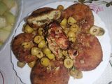 عجيجات البطاطا المحشية مع صوص الزيتون🇩🇿