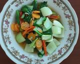 Foto langkah ke 4 dari resep Tumis sawi daging simple.