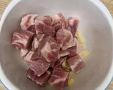 蒜香烤骰子豬（氣炸鍋料理）的食譜步驟2照片