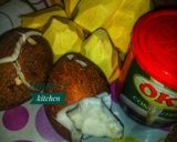 A picture of step 1 of Kwakwa da dankalin hausa drink.