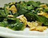 รูปขั้นตอนการทำที่ 2 ของ ใบเหลียงผัดไข่