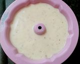 A picture of step 9 of Thandai Bundt cake with Kesar thandai Rabdi frosting.
