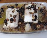 Foto del paso 3 de la receta: Bacalao a la mantequilla con aceitunas