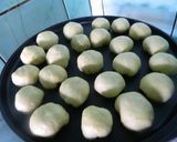 Foto langkah ke 5 dari resep Bakpia teflon isi coklat.
