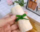 Hình bước làm 3 của món Bí đao (bí xanh) cuộn cua thịt