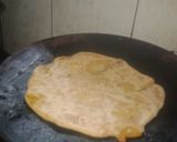 A picture of step 4 of Vrat ka paratah.