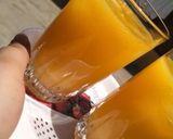 A picture of step 3 of Mango juice 🥭.