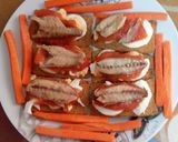 Foto del paso 1 de la receta: Mini tostadas de filete de caballa del sur