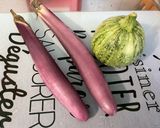 Une image de l'étape 1 de Aubergines chinoises et courgette ronde marinées grillées.