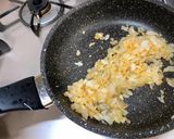 A picture of step 2 of Iranian Shrimp Rice.