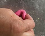 A picture of step 12 of Holi Special Natural Coloured Mini Buns.