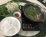 Hình bước làm 2 của món Lẩu gà lá é