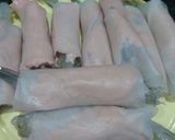 Hình bước làm 2 của món Tôm bao mọc chiên giòn