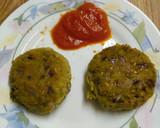 Foto del paso 7 de la receta: Hamburguesa de guisantes y avena