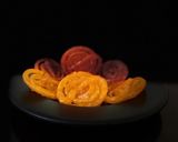 A picture of step 14 of Kesar Jalebi.